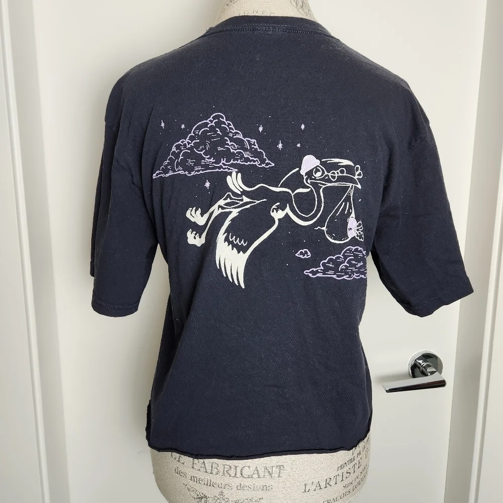 Cafe Crop Cotton Graphic Tshirt - Picture 6 of 10